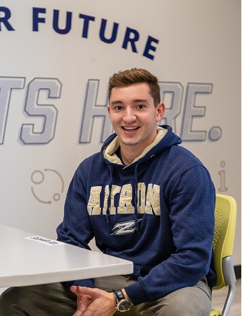 Connor Lenartowicz a CoB graduate from University of Akron