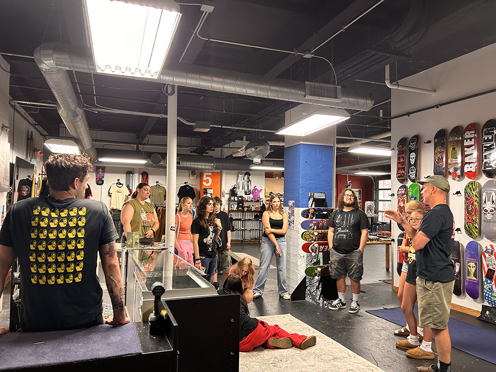 UA’s Arts LIFT program unites Akron high school students, artists and skate culture