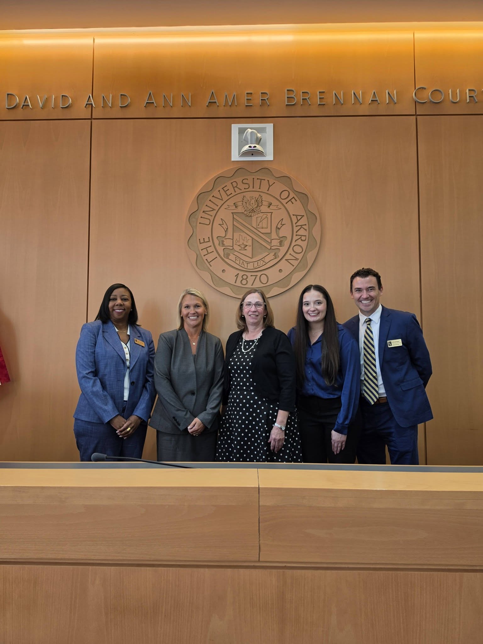 US Ambassador Lynne Tracy holds a fireside chat with University of Akron Law School students and University Community.