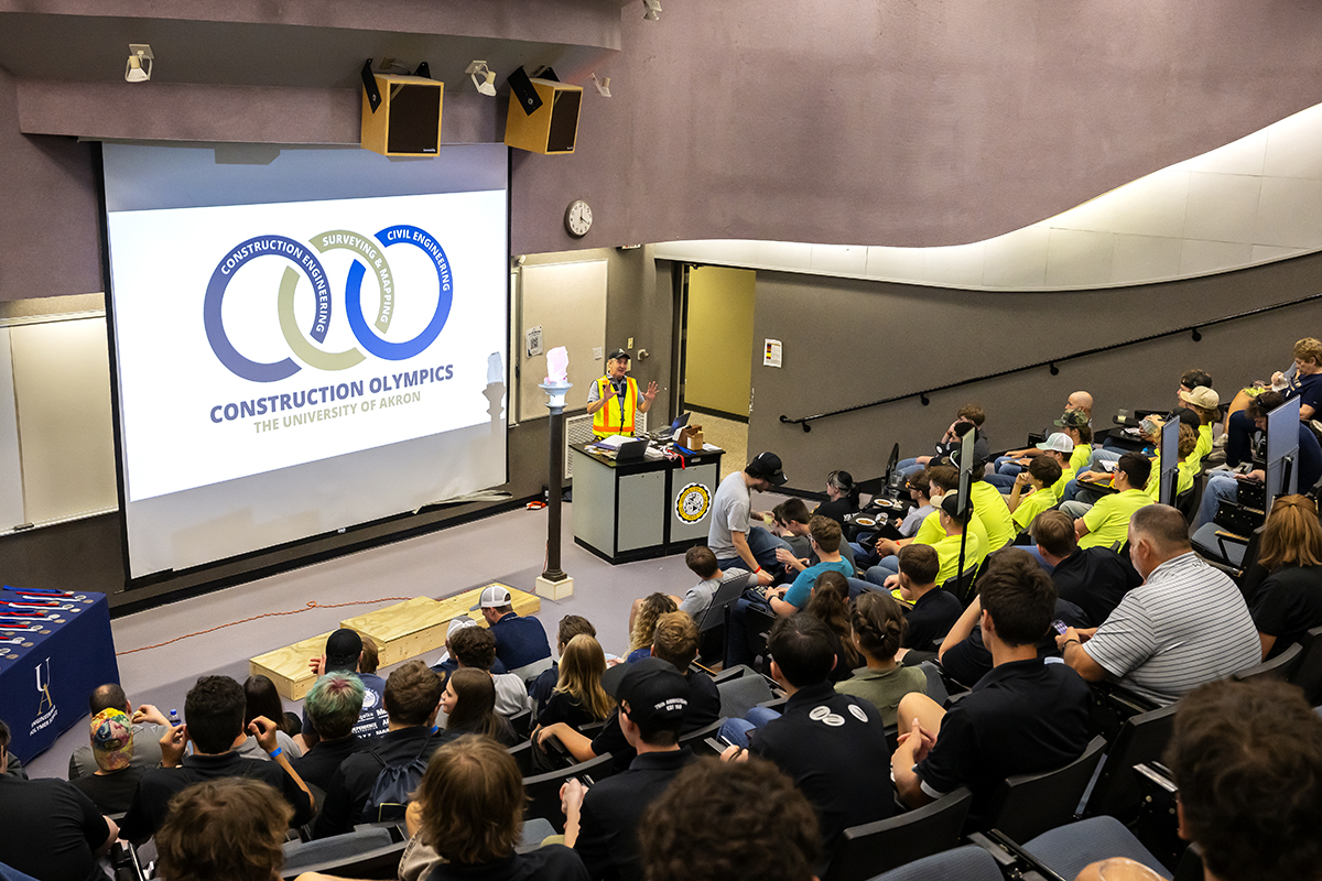 Construction Olympics brings high school students to UA for a day of hands-on engineering challenges