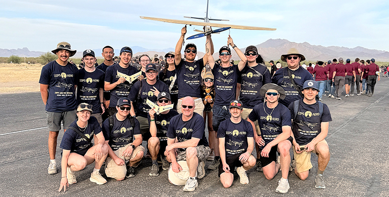 Zips Aero Design Team group photo