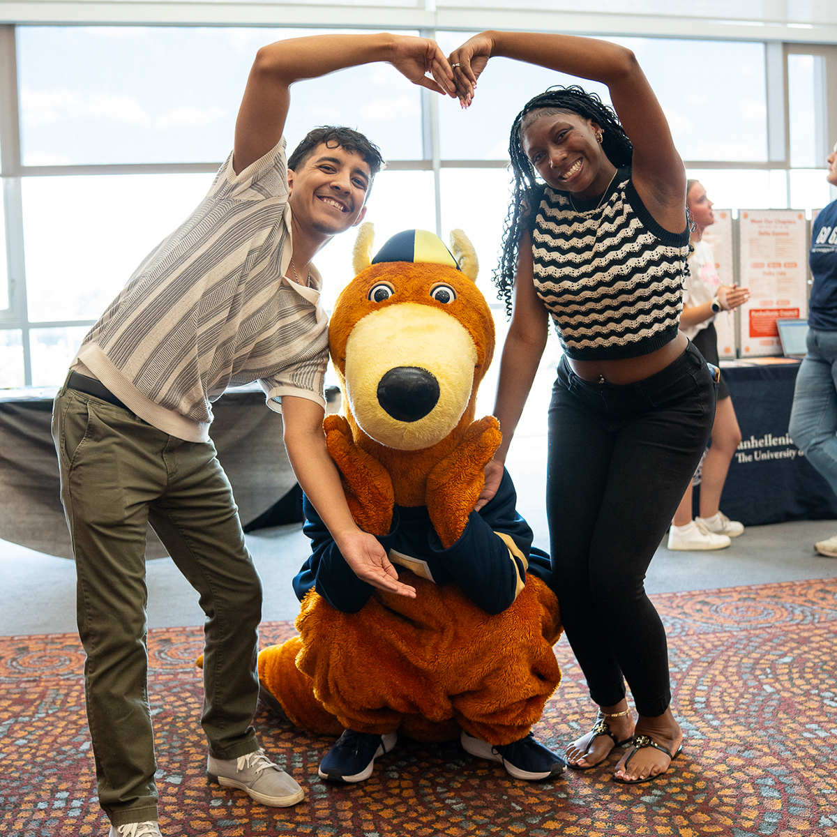 Students with Zippy