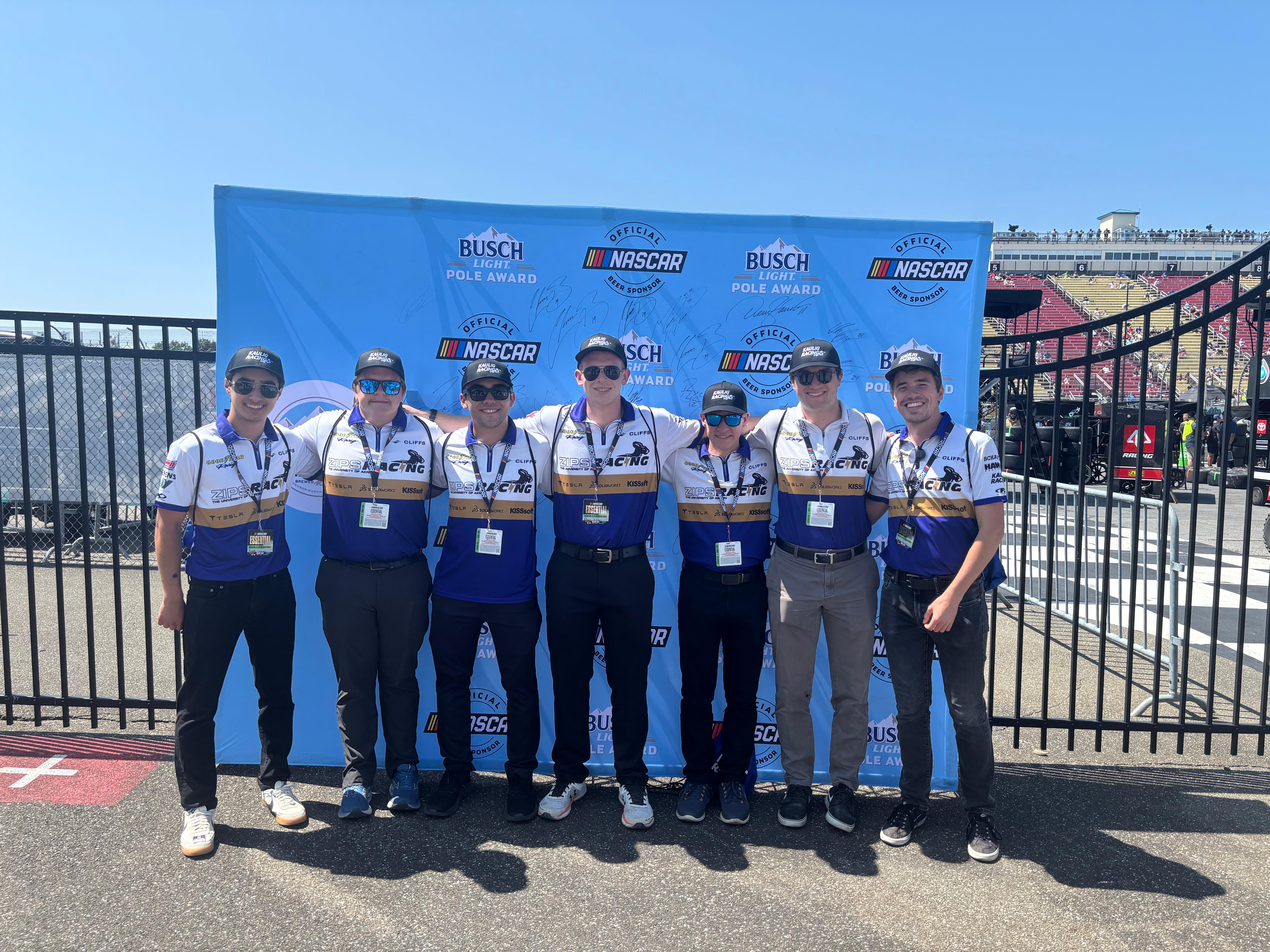 Zips Racing team gets immersive experience during NASCAR weekend