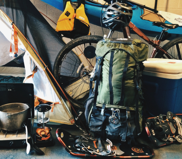 Variety of outdoor equipment