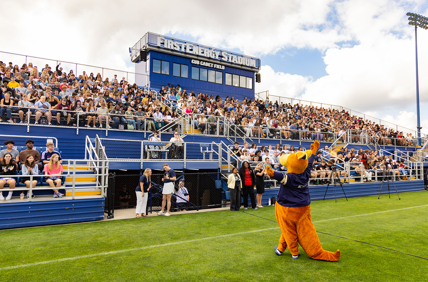 Students assembled at First Energy Statidum for the Convocation ceremony