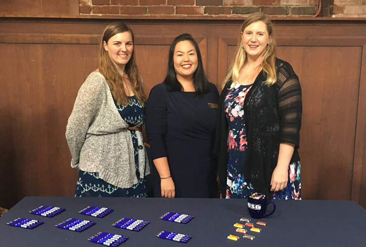 UA Graduate Student Government leadership sharing information