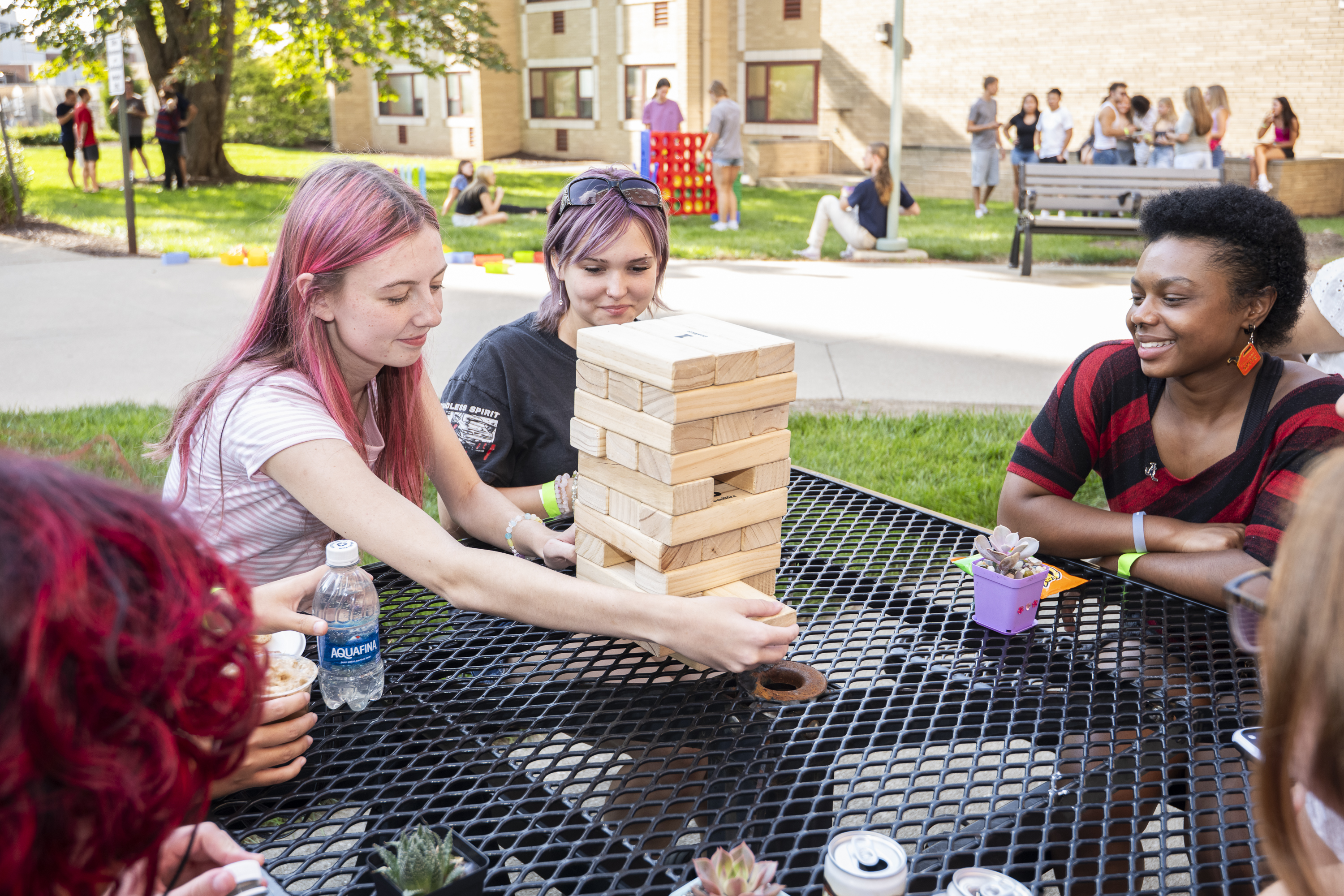 Students having fun