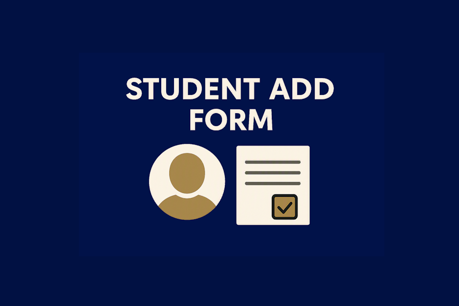 Student Add Form Graphic