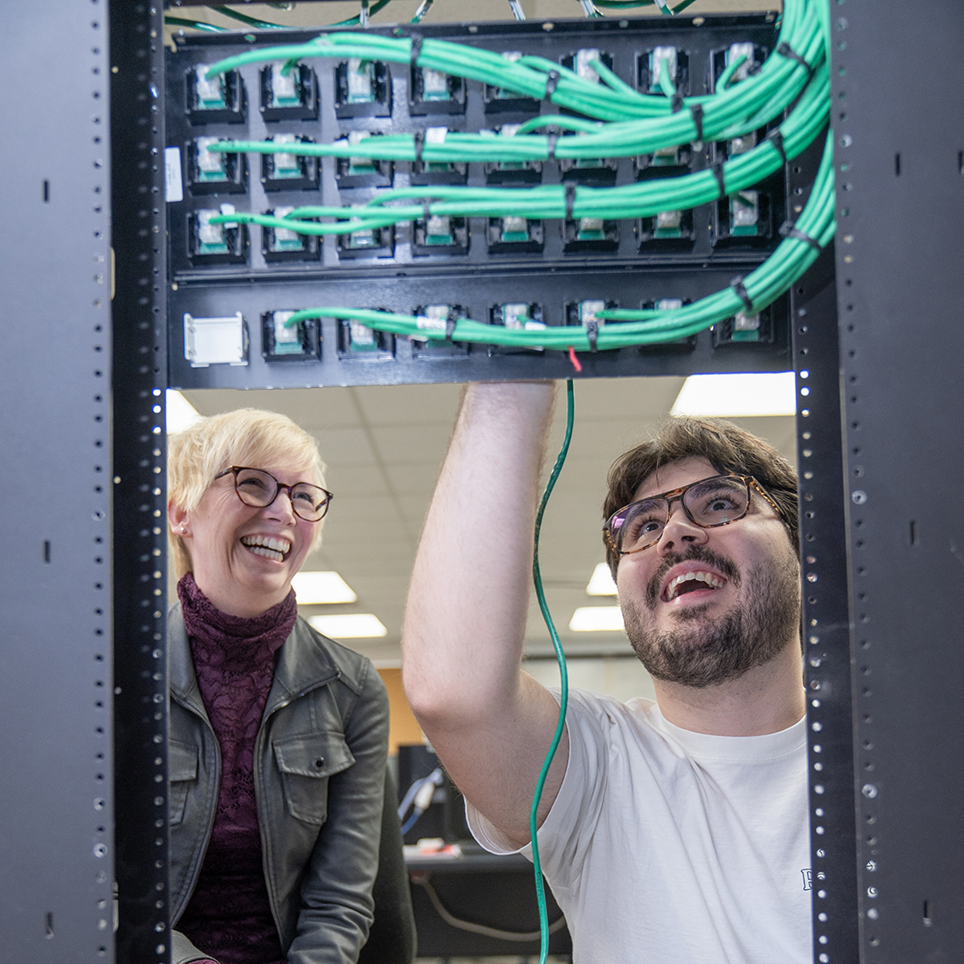 Networking student
