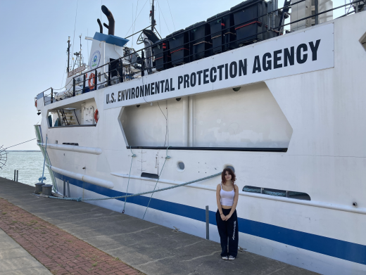 Geology student sails on US EPA research ship