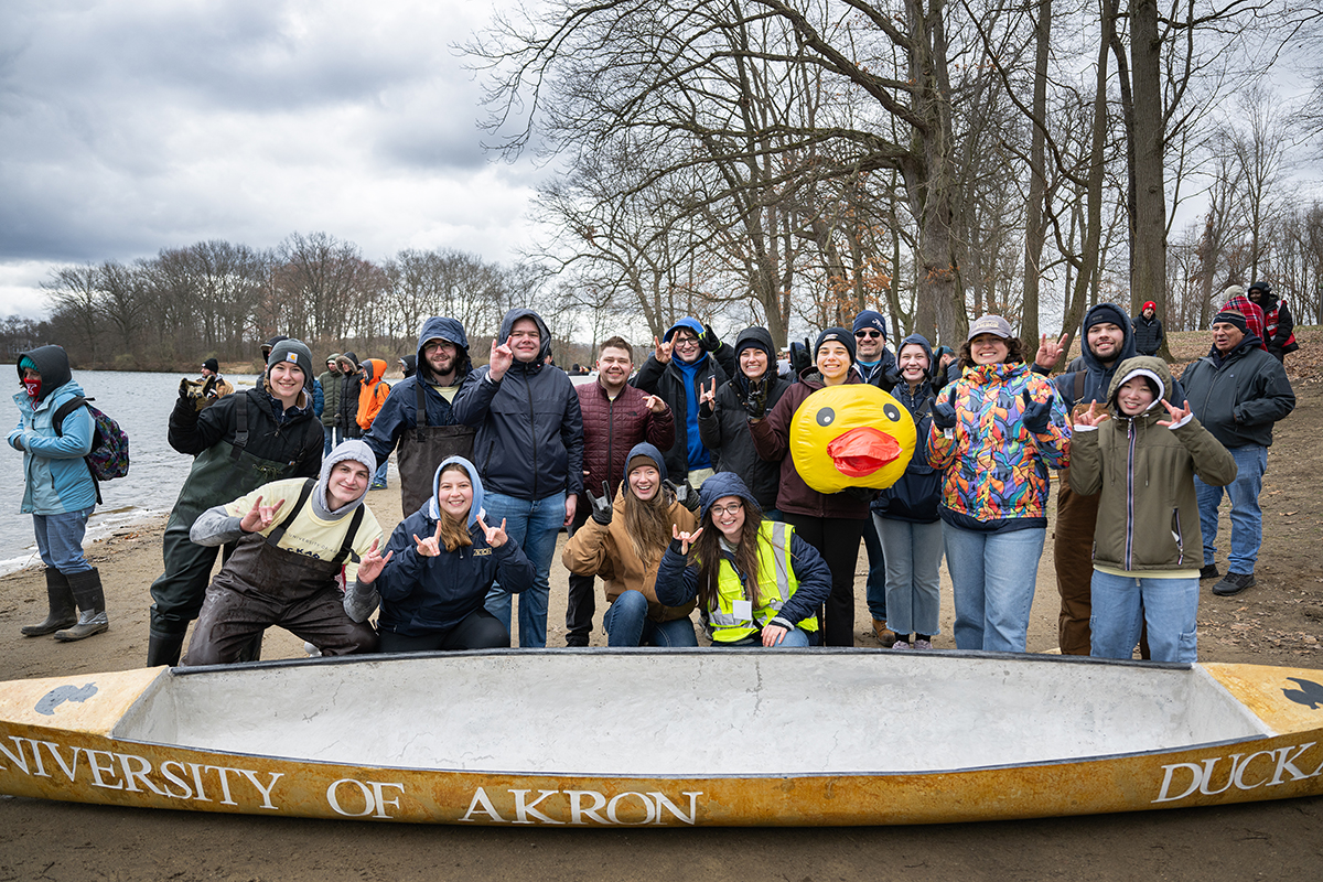Concrete Canoe team