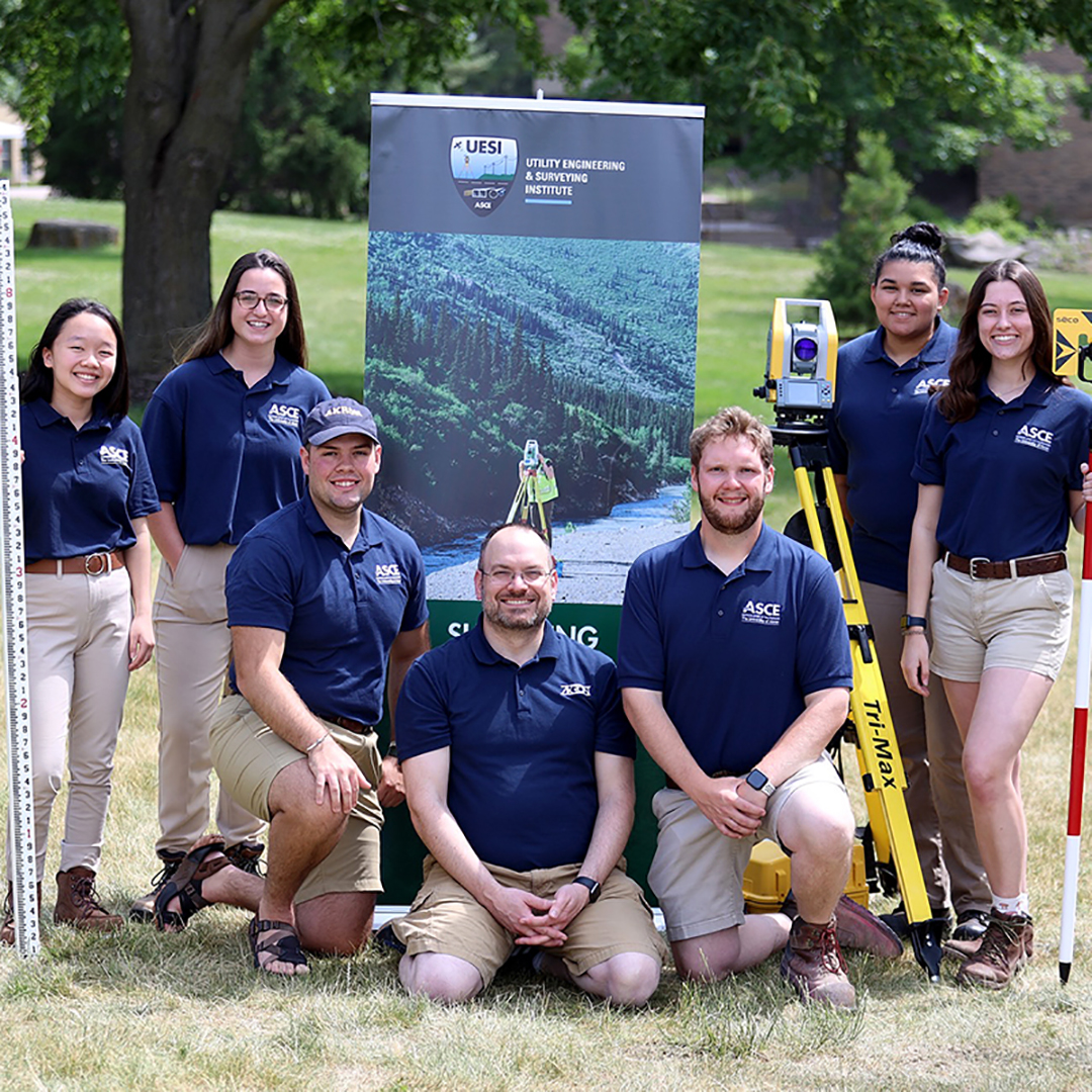 Surveying team