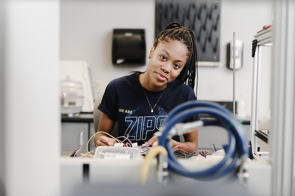 Electrical engineering student