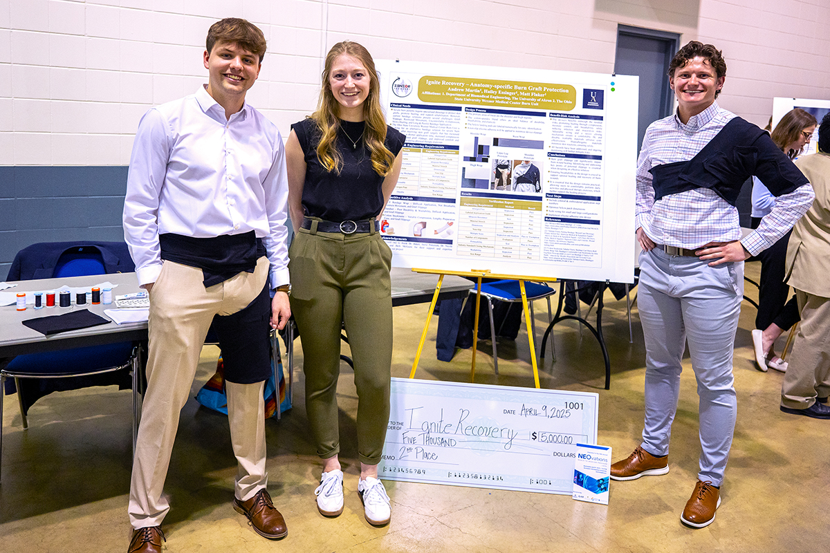 Turning pain into purpose: Engineering students create breakthrough burn bandage