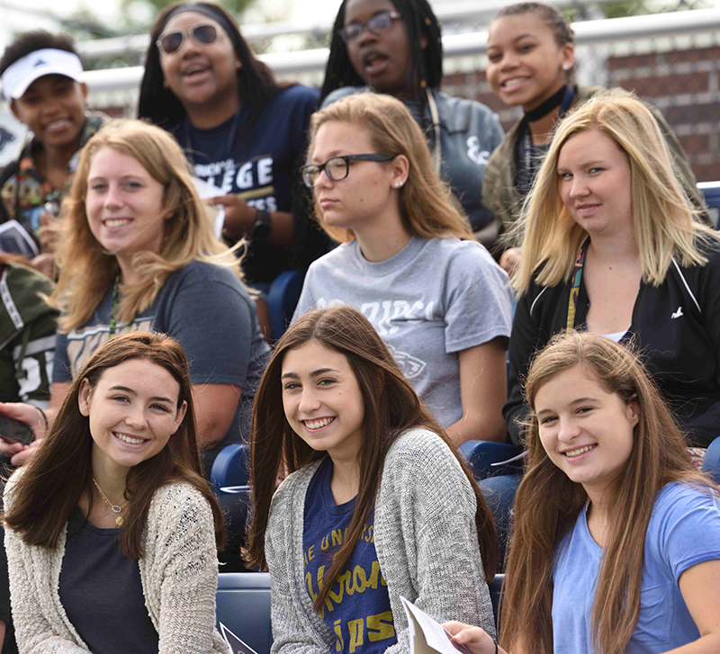 students at 2017 convocation