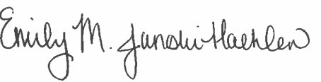 the law dean's signature