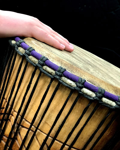 African percussion instrument used in the School of Music at The University of Akron