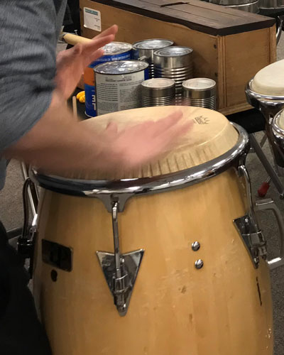 Percussion instrument used in the School of Music at The University of Akron